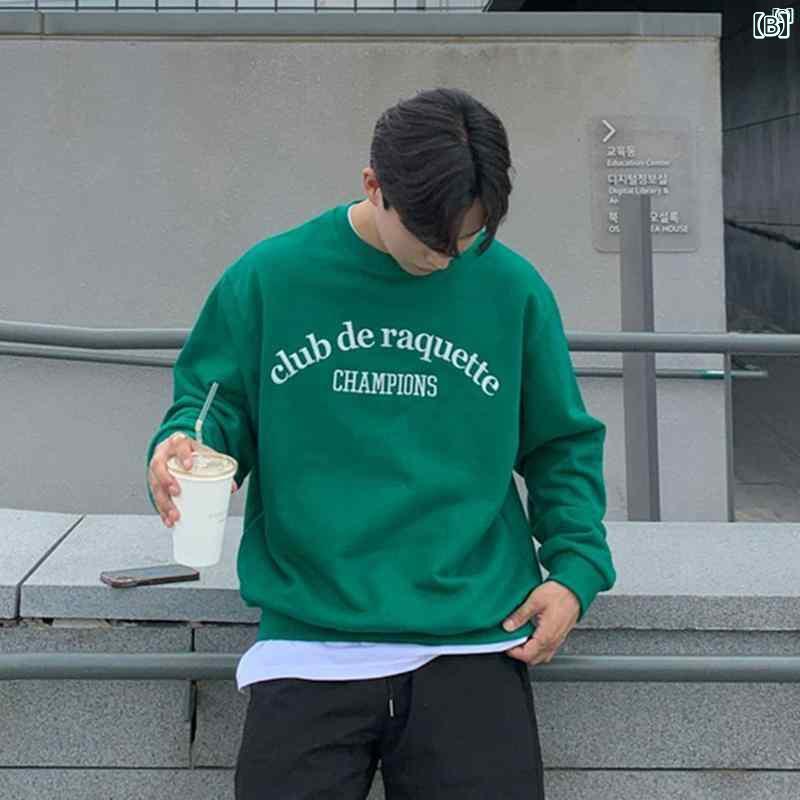 メンズ　ファッション　韓国ファッション　オシャレ　海外風 メンズ用 スウェットシャツ 秋冬 フード レス ストリート イン 韓国 プリント ジャケット ハイエンド カジュアル