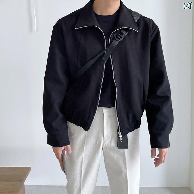 メンズ　ファッション　韓国ファッション　オシャレ　海外風 ジャケット メンズ スポーツ カジュアル 春秋 韓国 トップス(4)