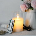 AnnTec LEDキャンドルライト ロウソク 【USB充電式】 本物の炎のようにゆらめく 暖色光 火を使わない ゆらゆら揺れる 安全 省エネ 専用リモコン付き 明るさ調整 LEDロウソク 充電式 LEDキャンド