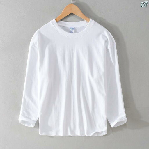 メンズ ファッション 韓国ファッション オシャレ 韓国 ホワイト 長袖 Tシャツ メンズカジュアル 快適 コットン ボトム シャツ トップス メンズ ファッション 韓国ファッション オシャレ 韓国 ホワイト 長袖 Tシャツ メンズカジュアル 快適 コットン ボトム シャツ トップス