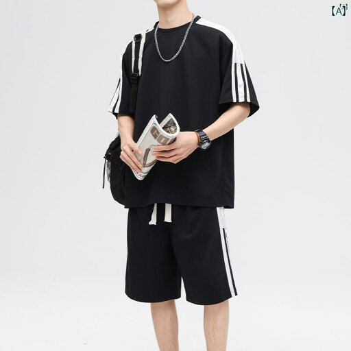 メンズ ファッション 韓国ファッション オシャレ 韓国 冷感 半袖 ショート パンツ スーツ 男性用 夏 ファッション スポーツウェア カジュアル 外観 メンズ ファッション 韓国ファッション オシャレ 韓国 冷感 半袖 ショート パンツ スーツ 男性用 夏 ファッション スポーツウェア カジュアル 外観