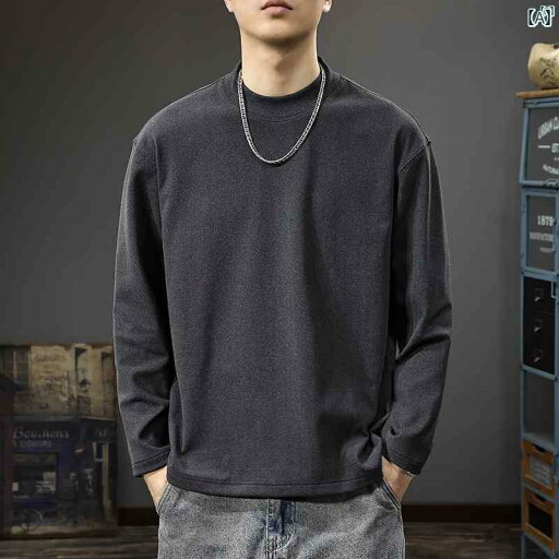 メンズ 男性 ファッション 韓国 オシャレ たり 大歳ストリート 秋冬 ドイツ ベルベット 暖かい インナーシャツ アメカジ 無地 ラウンドネック スウェットシャツ メンズ 男性 ファッション 韓国 オシャレ たり 大歳ストリート 秋冬 ドイツ ベルベット 暖かい インナーシャツ アメカジ 無地 ラウンドネック スウェットシャツ