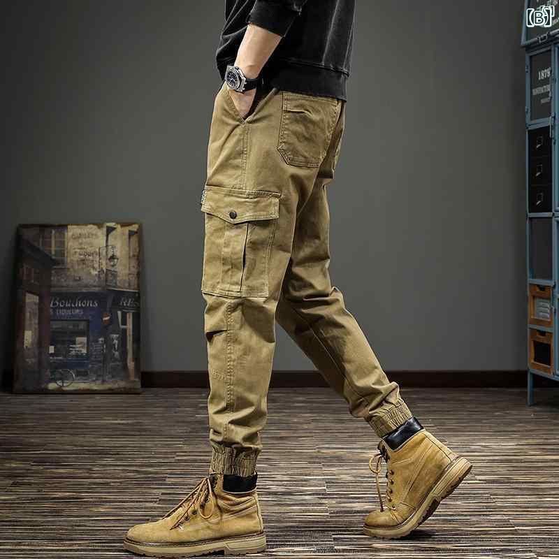 メンズ　男性 ファッション 韓国 オシャレ たり 大歳ストリート 春秋 カジュアル パンツ アメリカン ファッション レッグ タイ 耐久性 ウエスト 屋外 オーバー オール