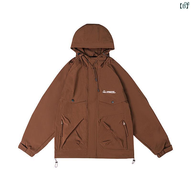 メンズ　ファッション　オシャレ　男性　大歳ストリート 秋冬 アウトドア スリープ ルーフ フード付き メンズ アサルト ジャケット アメリカン ファッション スポーツ ワークジャケット
