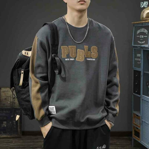 メンズ ファッション オシャレ 男性 大歳ストリート 春 メンズ スウェットシャツ たり 大きいサイズ 春秋 スポーツ 刺繍 トップス ラウンドネック カジュアル ジャケット メンズ ファッション オシャレ 男性 大歳ストリート 春 メンズ スウェットシャツ たり 大きいサイズ 春秋 スポーツ 刺繍 トップス ラウンドネック カジュアル ジャケット