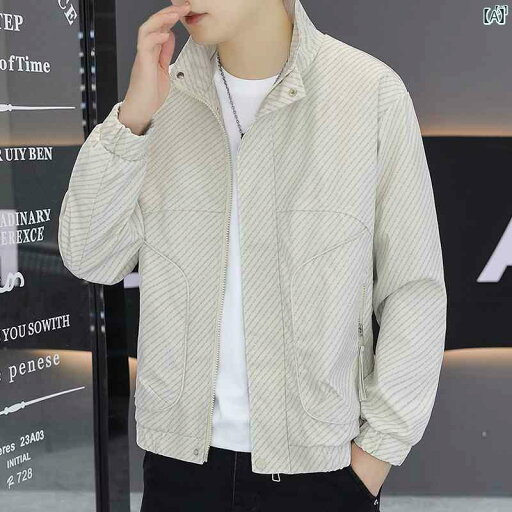 メンズ ファッション 韓国ファッション オシャレ カジュアル 男性用 大歳 春秋 メンズジャケット スタンドカラーワーク ジャケット メンズトップス メンズ ファッション 韓国ファッション オシャレ カジュアル 男性用 大歳 春秋 メンズジャケット スタンドカラーワーク ジャケット メンズトップス