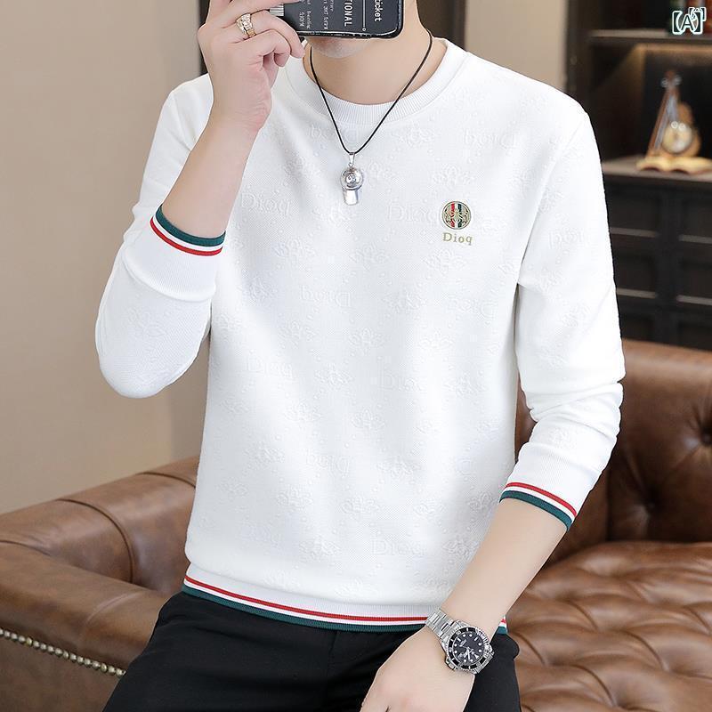 メンズ　ファッション　韓国ファッション　オシャレ　カジュアル　男性用　大歳 スウェットシャツ メンズファッション 冬 カジュアル 長袖 メンズ ベルベット 春秋服 個性