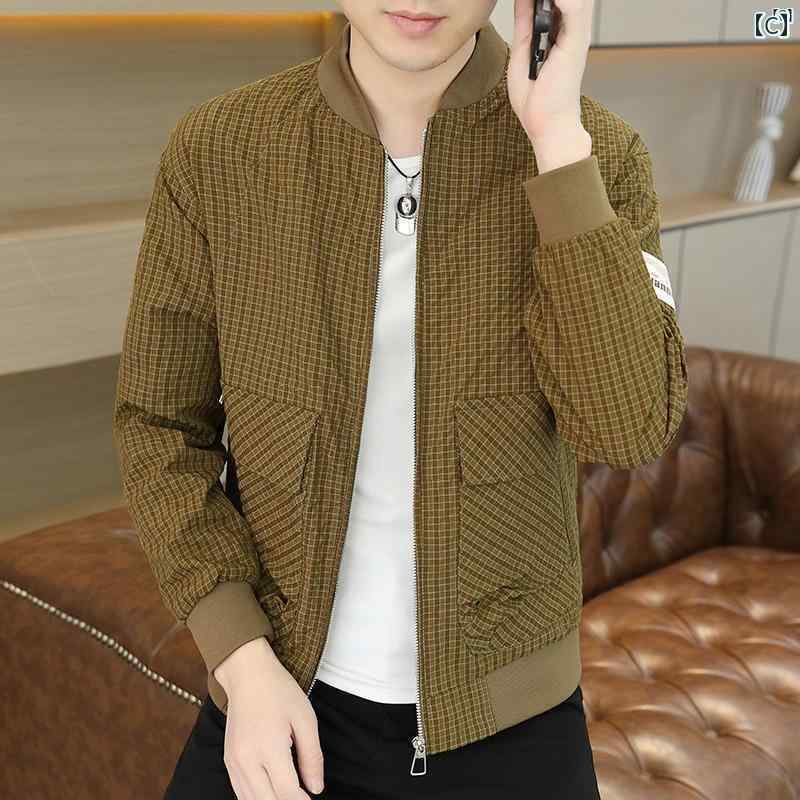 メンズ　ファッション　韓国ファッション　オシャレ　カジュアル　男性用　大歳 春秋 ジャケット 男性 個性 カジュアル トップス