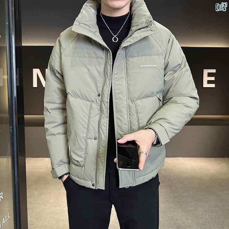 メンズ　ファッション　韓国ファッション　オシャレ　カジュアル　男性用　大歳 ライト ダウン ジャケット メンズ 冬 厚く 暖かい 服 スタンドカラー 冬服 男性用