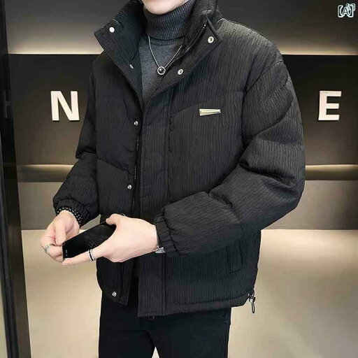 メンズ ファッション 韓国ファッション オシャレ カジュアル 男性用 大歳 スタンドカラー ダウン ジャケット 冬 暖かい 厚手 快適 カジュアル ショート トップ メンズ ファッション 韓国ファッション オシャレ カジュアル 男性用 大歳 スタンドカラー ダウン ジャケット 冬 暖かい 厚手 快適 カジュアル ショート トップ