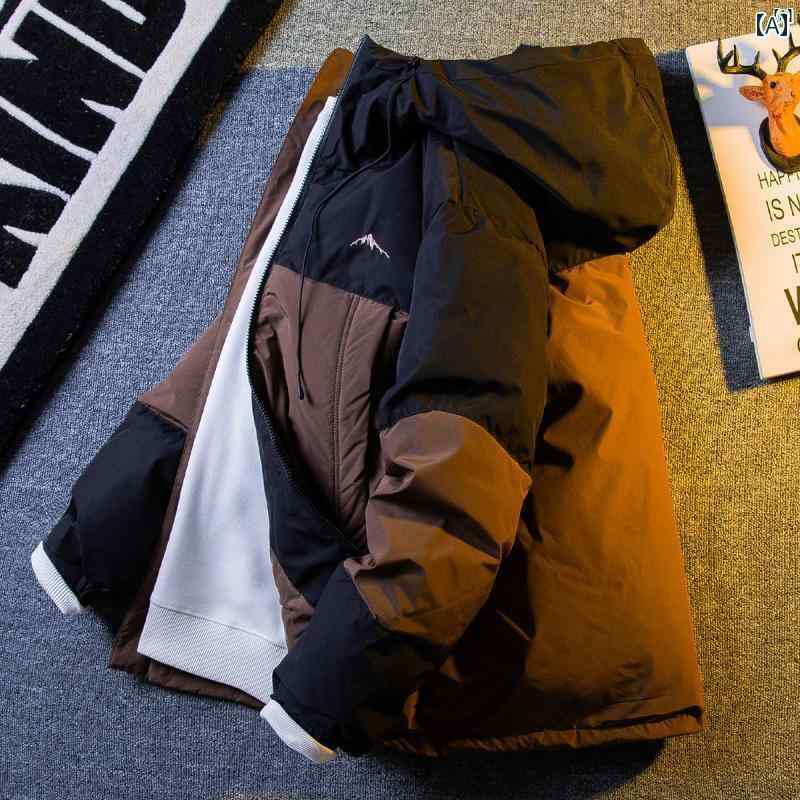 メンズ　ファッション　韓国ファッション　オシャレ　カジュアル　男性用　大歳 ハイ ロフト ダウン ジャケット メンズ 冬 厚手 アウトドア 機能性 衣類 快適 す