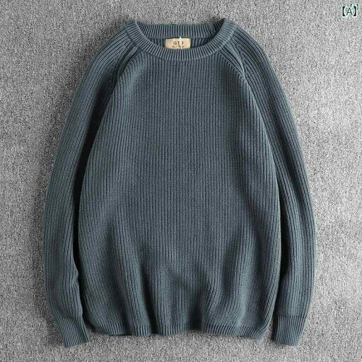 メンズ メンズファッション ファッション 男性用 オシャレ 太い 糸 織られた ジャカード レトロ ソリッドカラー セーター スリット 裾 メンズ プルオーバー メンズ メンズファッション ファッション 男性用 オシャレ 太い 糸 織られた ジャカード レトロ ソリッドカラー セーター スリット 裾 メンズ プルオーバー