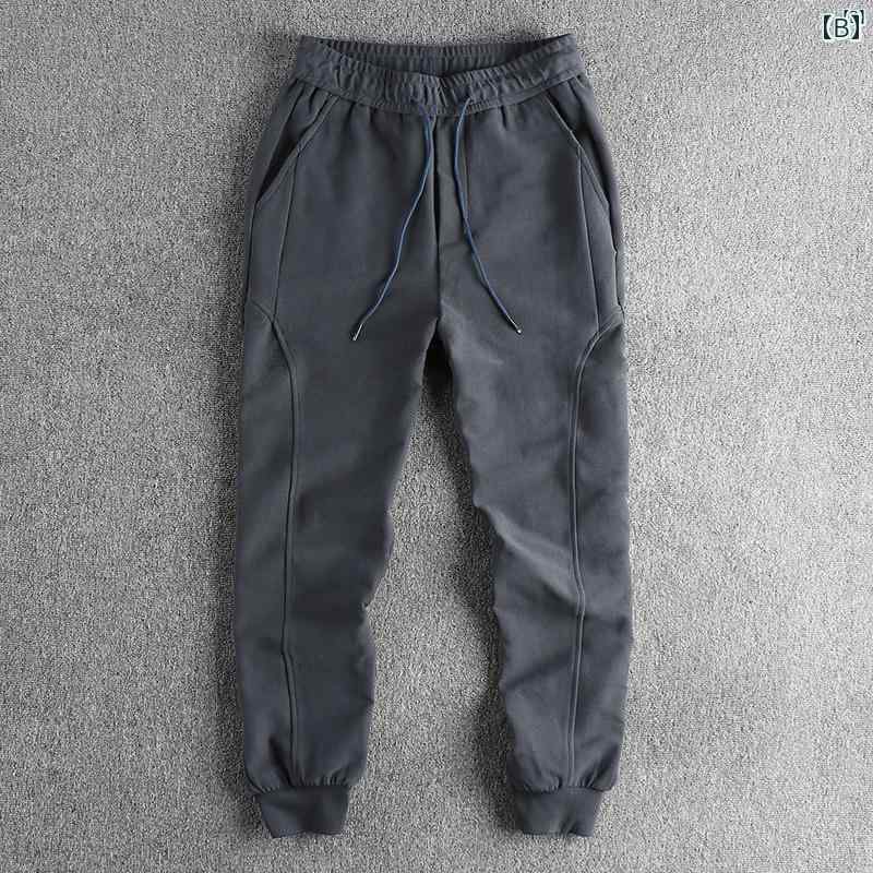 メンズ　メンズファッション　ファッション　男性用　オシャレ 大きい ツイル ニット 生地 アメリカン カジュアル スウェットパンツ 男性用 快適 耐久性 レギンス パンツ