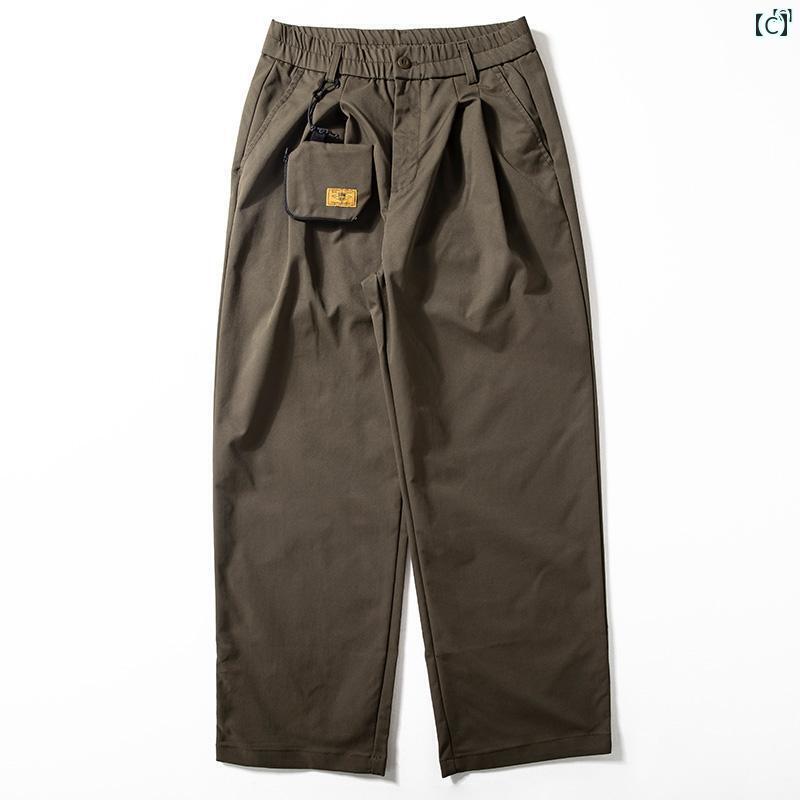 メンズ　ファッション　男性用　カジュアル　オシャレ 春秋 メンズ アメリカン オーバー オール カジュアル パンツ 抗 シワ ストレッチ 快適 ストレート