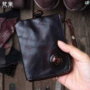 革 おしゃれ メンズ 革 レトロ 古風 ミニ 財布 メンズレディース 上層 植物 タンニン めし 牛革 ジッパー小銭入れ コイン バッグ