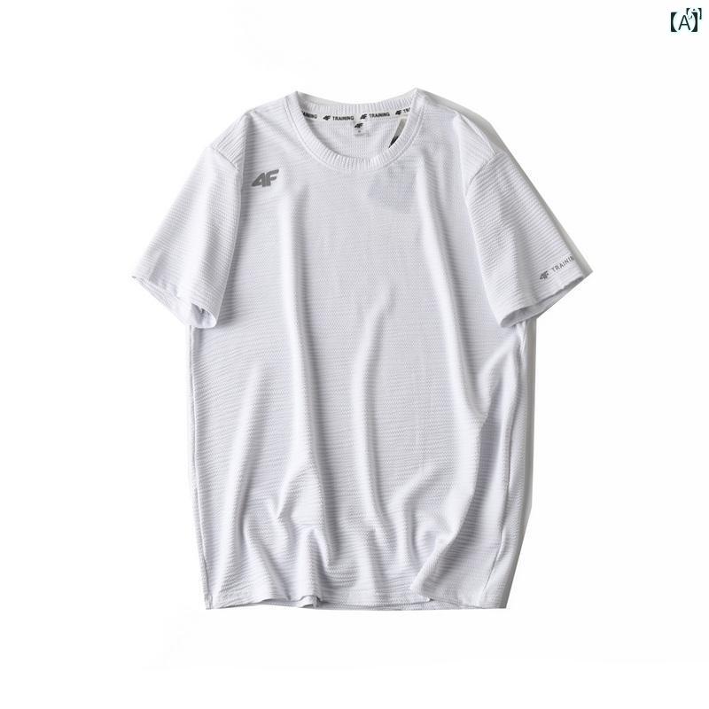 メンズ　男性　メンズファッション　オシャレ　カジュアル シングル高耐久性 冷感 速乾 通気性 プリン..