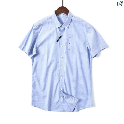 メンズ 男性 メンズファッション オシャレ カジュアル 製 ストライプ メンズ 単品 カット レーベル ウォッシュド コットン オックスフォード 半袖 シャツ メンズ 男性 メンズファッション オシャレ カジュアル 製 ストライプ メンズ 単品 カット レーベル ウォッシュド コットン オックスフォード 半袖 シャツ