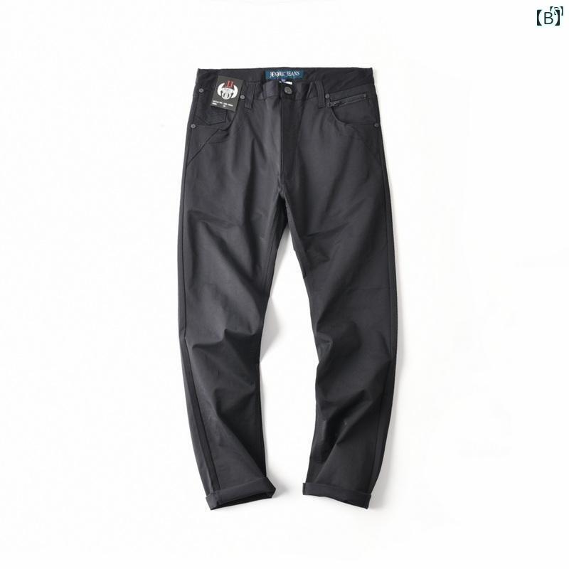 メンズ　男性　メンズファッション　オシャレ　カジュアル シングルテール ナイロン コットン 耐久性 耐摩耗 無地 ストレート カジュアル パンツ 男性用 春 0920