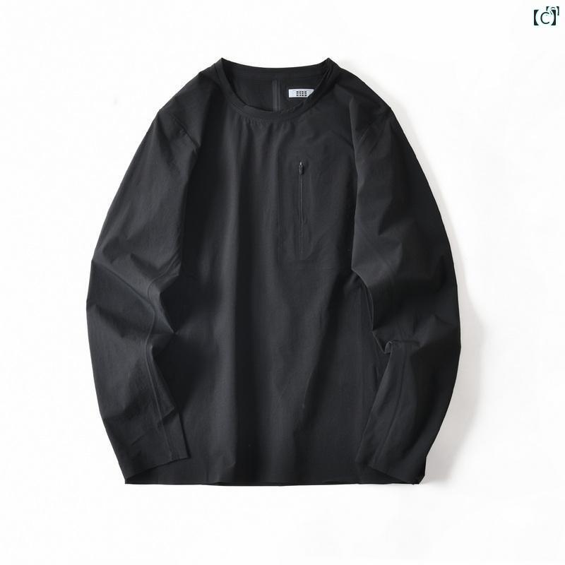 メンズ　男性　メンズファッション　オシャレ　カジュアル ハイエンド 屋外 完全 接着 軽量 耐久性 通気性 速乾 ラウンドネック 長袖 Tシャツ メンズカジュアル スポーツ ベース レイヤー