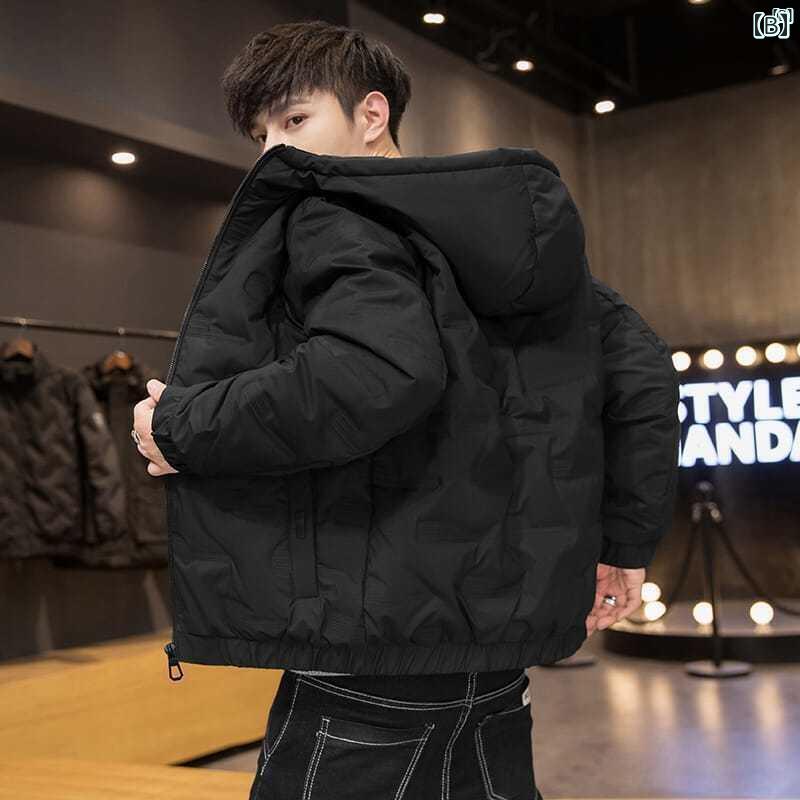 メンズ　男性　メンズファッション　オシャレ　カジュアル 冬 男性用 ハイエンド 厚く 暖 かい PU レザー コットン入り ジャケット 防寒 スタンドカラー 作業着 パン