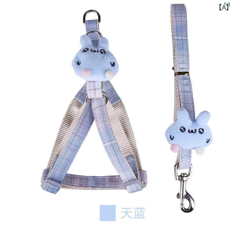 犬 リード 中型 ウォーキング ロープ ベスト テディ ポメラニアン ハーネス ペット 首輪