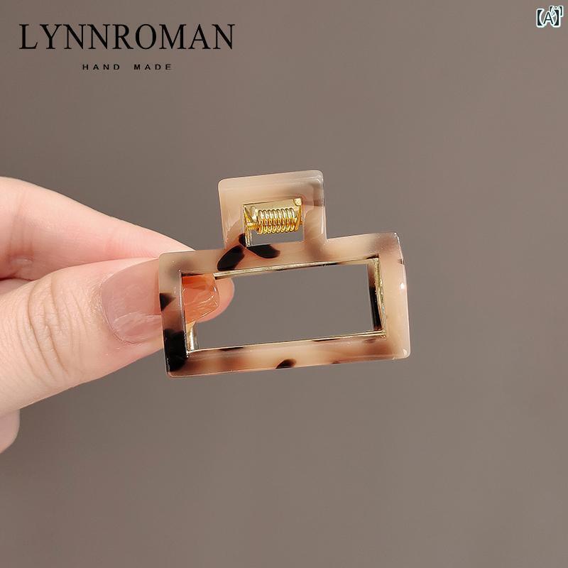 レディース アクセサリー　小物　かわいい　綺麗　ファッション　オシャレ LYNNROMAN ハイエンド シンプル 小柄 グラブ クリップ 帽子 サメ クリップ後頭部 ヘア
