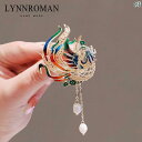 レディース アクセサリー 小物 かわいい 綺麗 ファッション オシャレ LYNNROMAN エスニック カラフル フェニックス ブローチ レディース ナショナル...