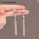 レディース アクセサリー 小物 かわいい 綺麗 ファッション オシャレ LYNNROMAN 中華風 旧正月 ギフト 扇子 タッセル イヤリング ハイエンド