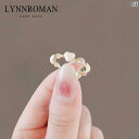 レディース アクセサリー 小物 かわいい 綺麗 ファッション オシャレ LYNNROMAN レディース ハイエンド ラブ リング ファッション歳 差し 指 オー...