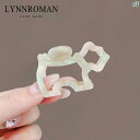 レディース アクセサリー 小物 かわいい 綺麗 ファッション オシャレ LYNNROMAN 新 小柄 かわいい 犬 クリップ後頭部 フェミニン サメ クリップ