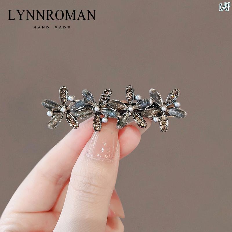 レディース アクセサリー　小物　かわいい　綺麗　ファッション　オシャレ LYNNROMAN レトロ パールラ..
