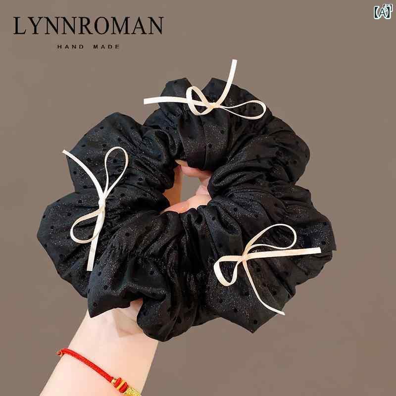 レディース レディース アクセサリー オシャレ 上品 フランス 優しい ヘア リング ハイエンド 大型 ロープ ゴム バンド ヘッド