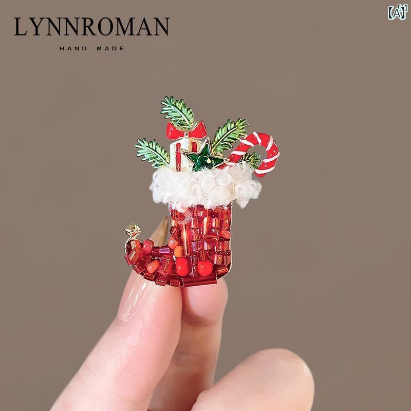 レディース レディース アクセサリー オシャレ 上品 クリスマス ギフト ブーツ ブローチ ハイエンド 服 アクセサリー