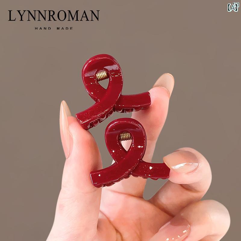 レディース　レディース　アクセサリー　オシャレ　上品 グラブ クリップ ミニ 小柄 額 壊れ ヘア ハーフ サメ