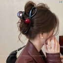 レディース ファッション レディース オシャレ 綺麗 アクセサリー ハイエンド アンコラ レッドパール ヘア クリップ大 サメ クリップ 後頭部 アクセサリー