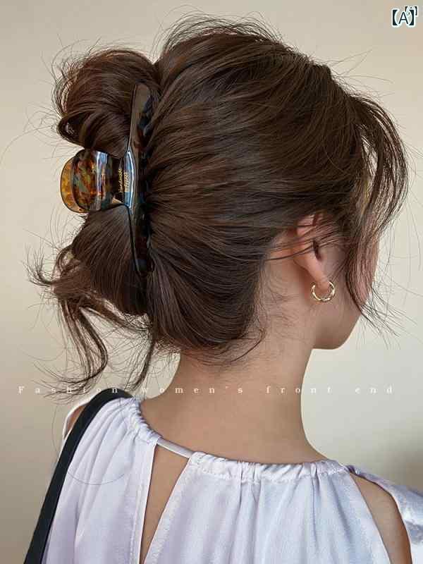 Other - レディース　ファッション　レディース　オシャレ　綺麗　アクセサリー エレガント グラブ クリップ 高級感後頭部用 大きい サメ ヘア