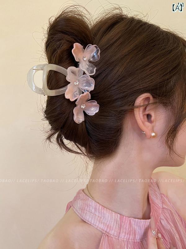 レディース　ファッション　レディース　オシャレ　綺麗　アクセサリー 夏 品 スーパー フェアリー 生花 クリップ サメ クリップ後頭部用 大型 ヘア