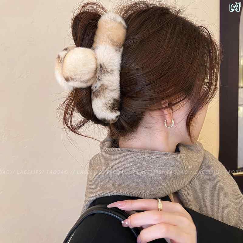 レディース　ファッション　レディース　オシャレ　綺麗　アクセサリー 新 大型 ぬいぐるみ クリップ ..