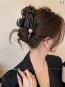 レディース ファッション レディース オシャレ 綺麗 アクセサリー シンプル クロス パール クリップ ホット 秋冬 帽子 ヘア シャーク クリップ後頭部