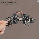 レディース アクセサリー 小物 かわいい 綺麗 ファッション オシャレ LYNNROMAN ハイエンド ドット リボン クリップ レディース ラージ バック ヘ...