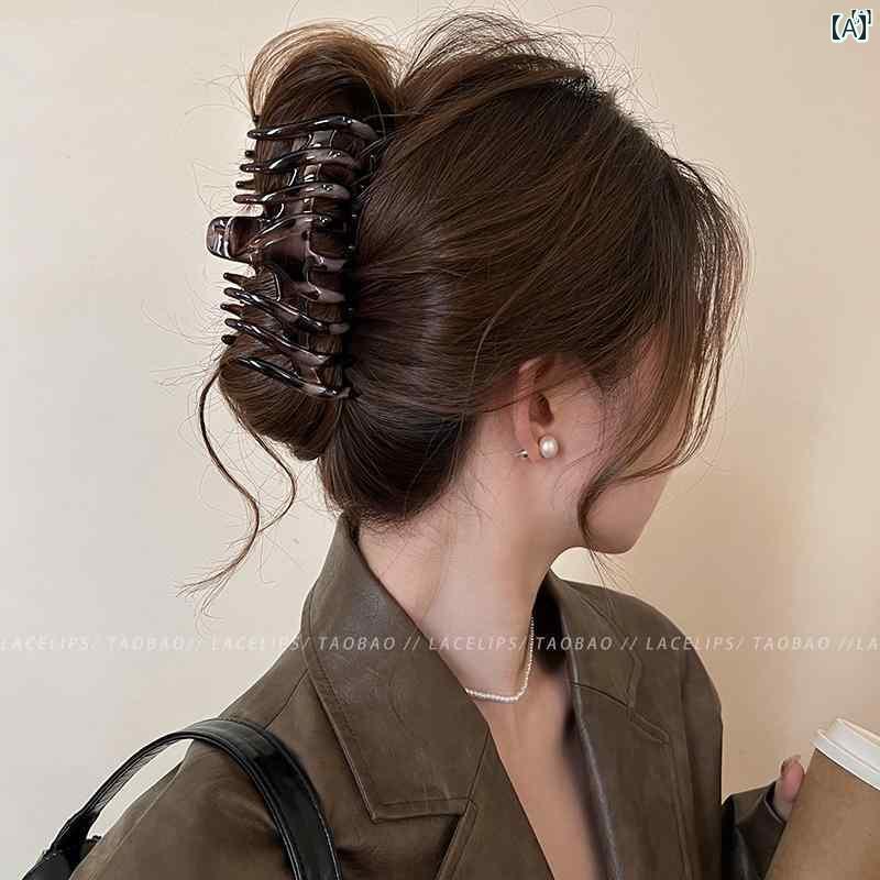 レディース　ファッション　レディース　オシャレ　綺麗　アクセサリー 大きい 髪用 ヘア クリップ 後..