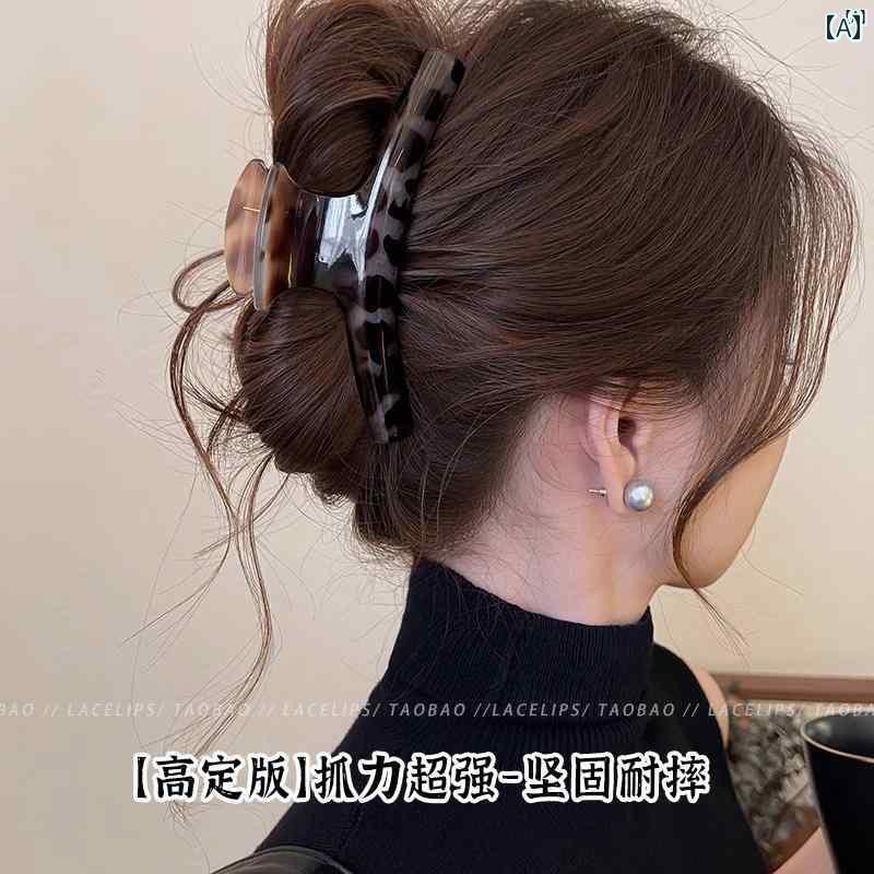 レディース　ファッション　レディース　オシャレ　綺麗　アクセサリー グレー ヒョウ柄 初秋 ヘア ク..