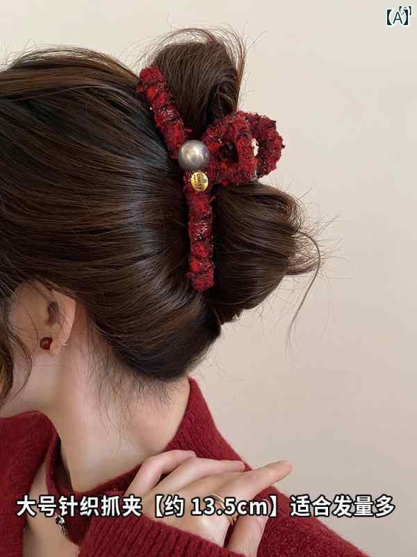 レディース　ファッション　レディース　オシャレ　綺麗　アクセサリー 新 レッド ぬいぐるみ パール ..