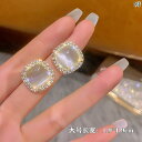 レディース ファッション レディース オシャレ 綺麗 アクセサリー シルバー ラインストーン キャッツアイ レトロ 小柄 イヤリング ハイエンド フェミニン
