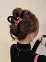 レディース ファッション レディース オシャレ 綺麗 アクセサリー クール バービー ピンク レター グラバー ベルベット ハイエンド ヘアピン エレガント シ...