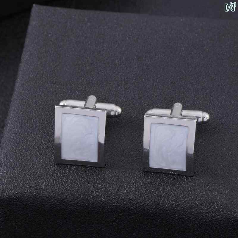 ユニセックス 男性 レディース アクセサリー オシャレ メンズ フレンチ カフス シャツ 合金 ドリップ オイル スリーブ ネイル ツイスト ファッション ビジネス フォーマルスーツ ドレス アクセサリー