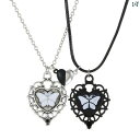 ユニセックス 男性 レディース アクセサリー オシャレ 私 愛 親友 カップル ネックレスジュエリー パズル BFF キー ロック 太極拳 ハート ペンダント ...