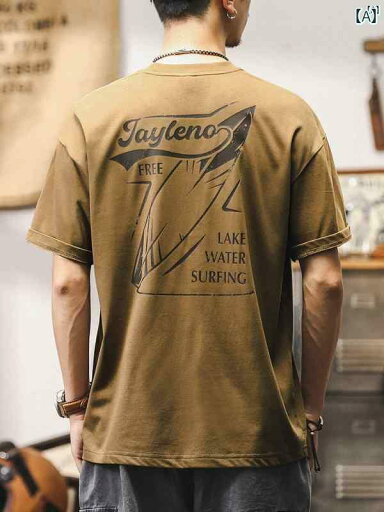 メンズ カジュアル 男性 オシャレ ジェイ レノ アメリカン レトロ メンズ 半袖 Tシャツ 夏 クールカジュアル 男性 メンズ カジュアル 男性 オシャレ ジェイ レノ アメリカン レトロ メンズ 半袖 Tシャツ 夏 クールカジュアル 男性