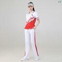 レディース ファッション オシャレ トレーニング スクエアダンス 服 春夏 スーツ 中国 レッド 愛国 ジャムス エアロビクス ランニング スポーツ パフォーマ...
