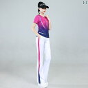 レディース ファッション オシャレ トレーニング スクエアダンス 服 スーツ ダンス トップ ジャムス スポーツ エアロビクス ドリーム チーム パフォーマンス...